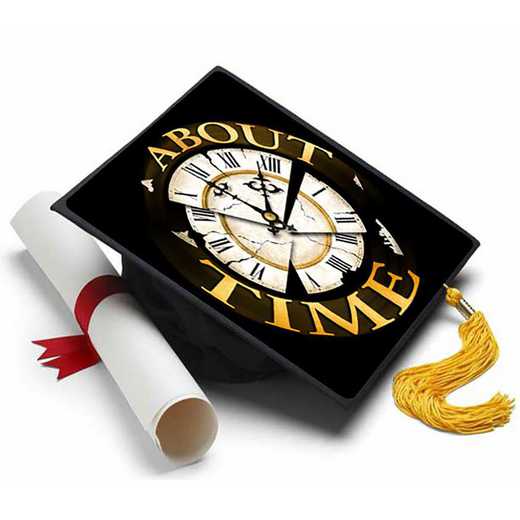 abouttime: About Time Grad Cap Tassel Topper